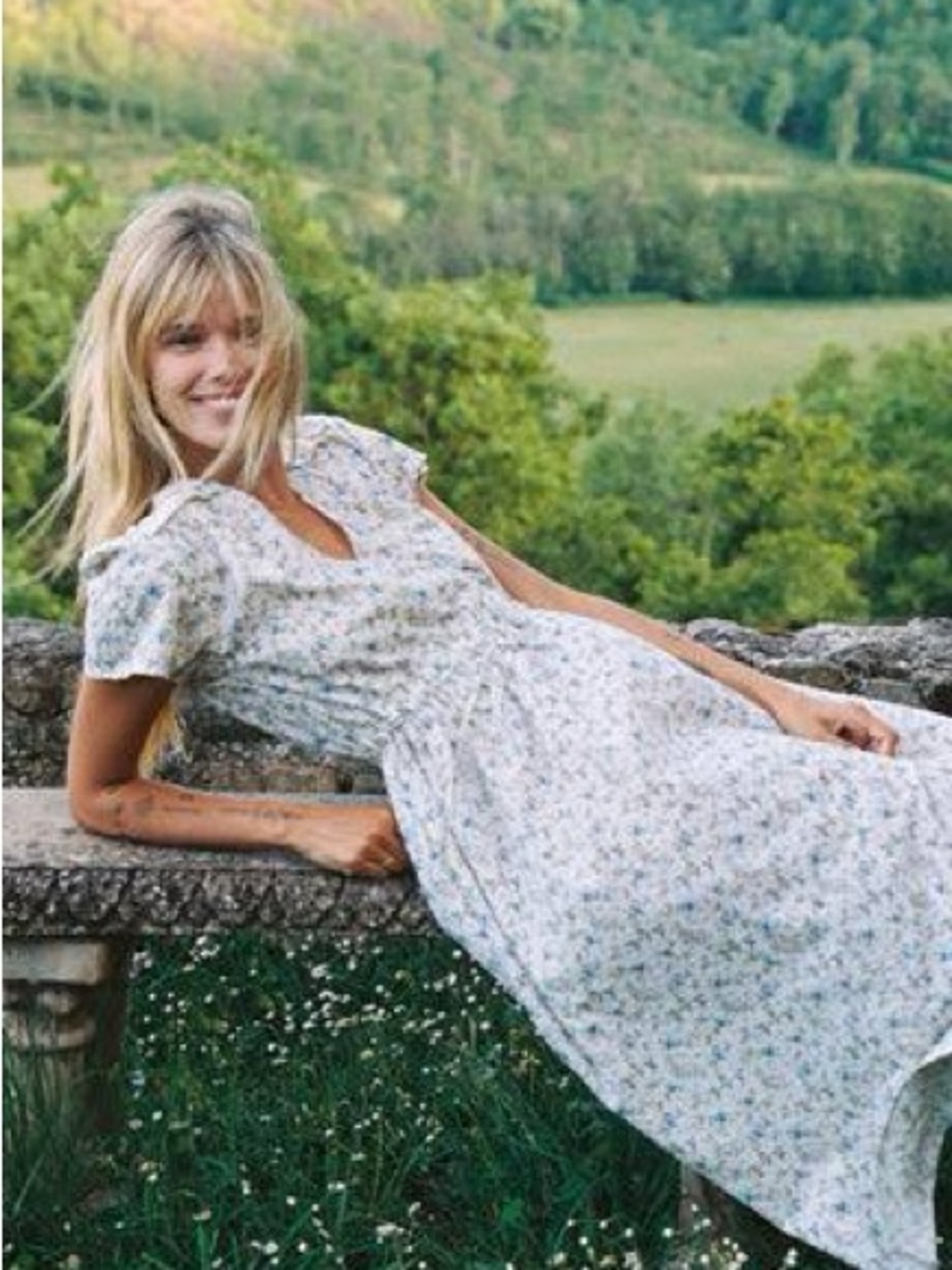 Christy Dawn - Dawn Dress - Blue Seaspray XL